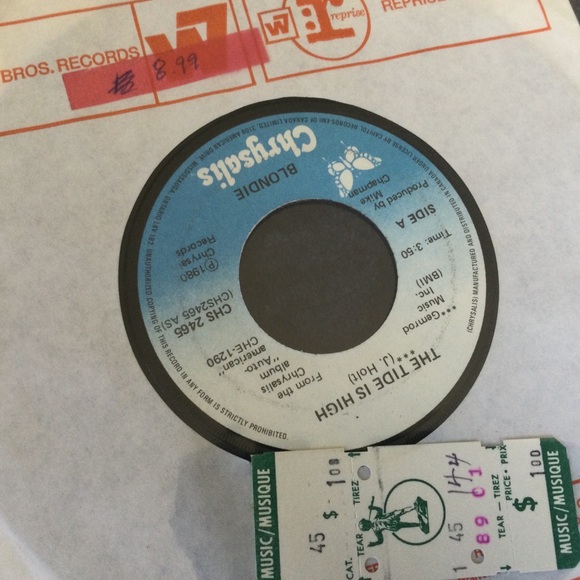 Lot of Six 45 Records Vinyl 80s Springsteen Diana Ross Blondie Billy Joel - Picture 5 of 16